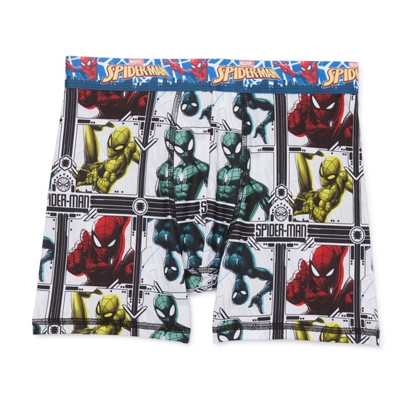 Spider-Man Classic Boy's All Over Print Boxer Briefs Underwear, 4-Pack, NEW - Picture 5 of 7